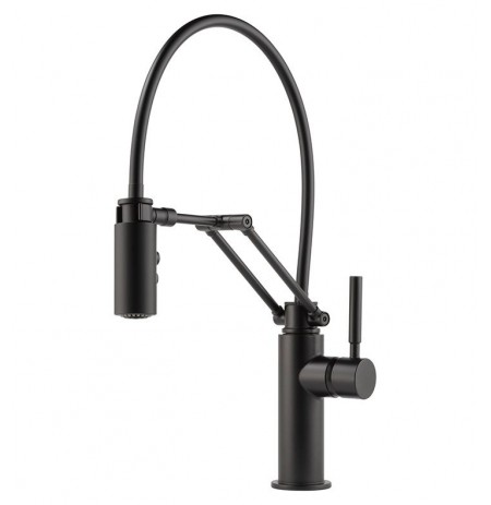 Brizo 63221LF Brizo Solna Single Handle Articulating Kitchen Faucet with Magnetic Docking Spray Head