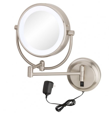 Aptations 945 Kimball & Young Neomodern LED Magnified Makeup Wall Mirror