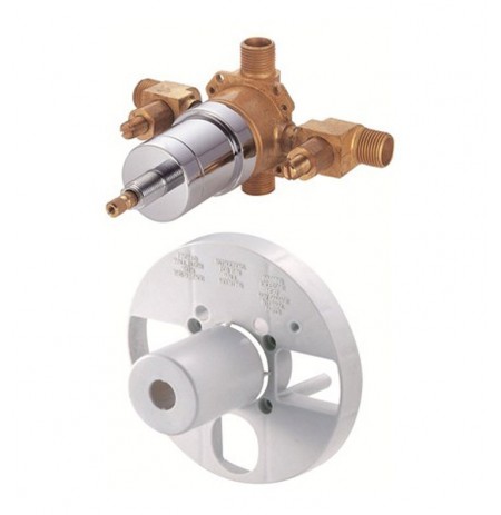 Danze D112000BT Single Control Pressure Balance Mixing Valve with Screwdriver Stops in Rough Brass
