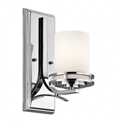 Kichler 5076CH Hendrik Collection Wall Sconce 1 Light in Chrome