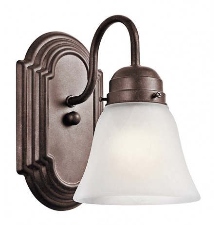 Kichler 5334TZ Wall Sconce 1 Light in Tannery Bronze