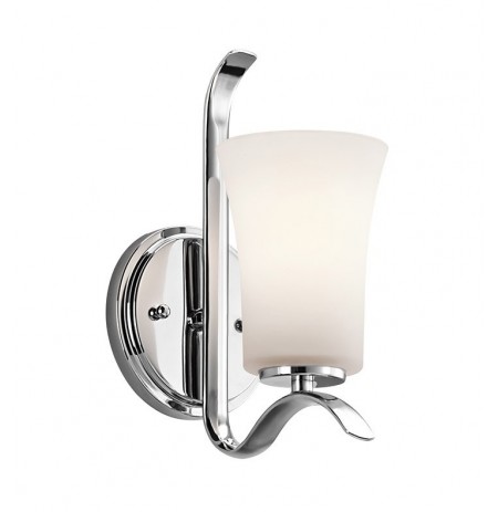 Kichler 45374CH Armida Collection Wall Sconce 1 Light in Chrome
