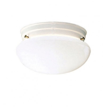 Kichler 209WH Ceiling Space Collection Flush Mt 2 Light in White